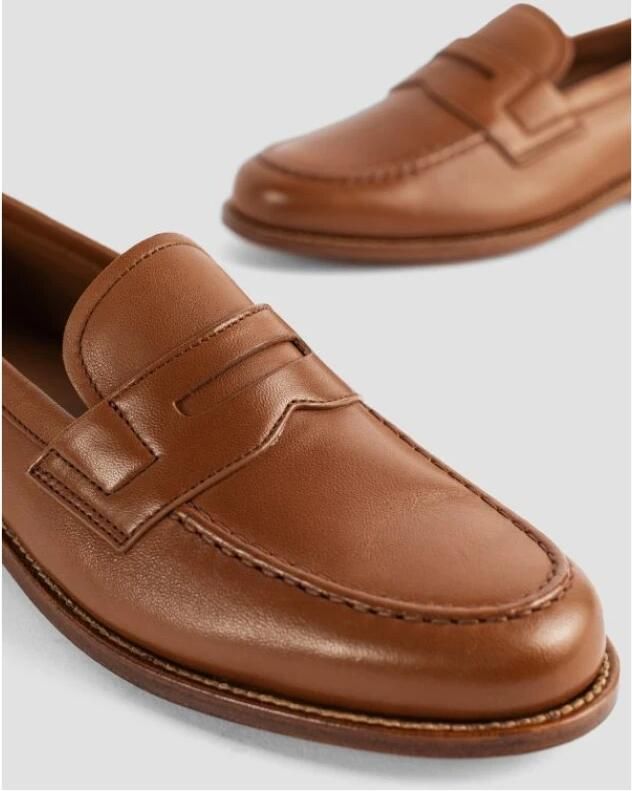 Church's Bruine leren loafers met a delvormige neus - Foto 2