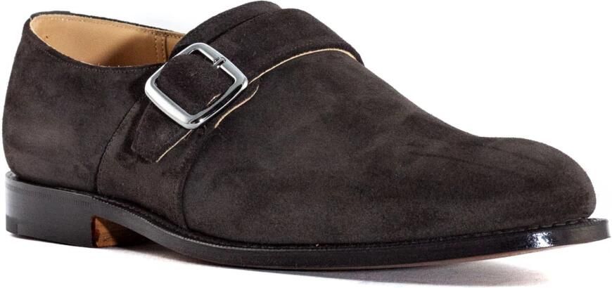 Church's Bruine Suède Monk Strap Schoenen