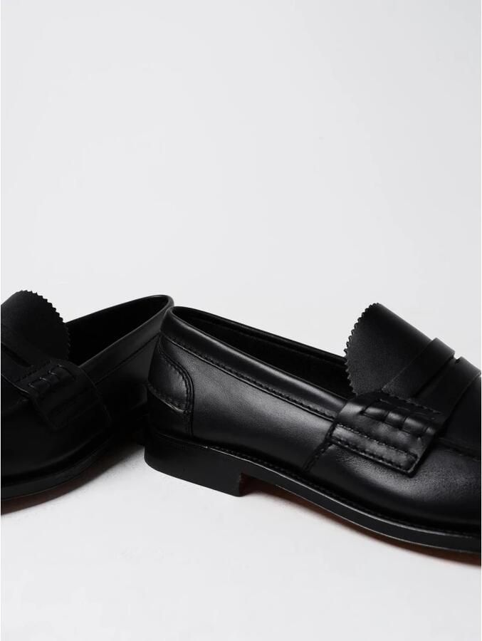 Church's Pembrey Zwarte Kalfsleren College Loafers