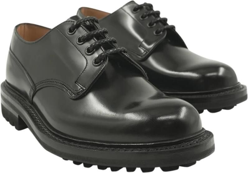 Church's Gekreukelde Kalfsleren Derby Veterschoenen - Foto 3