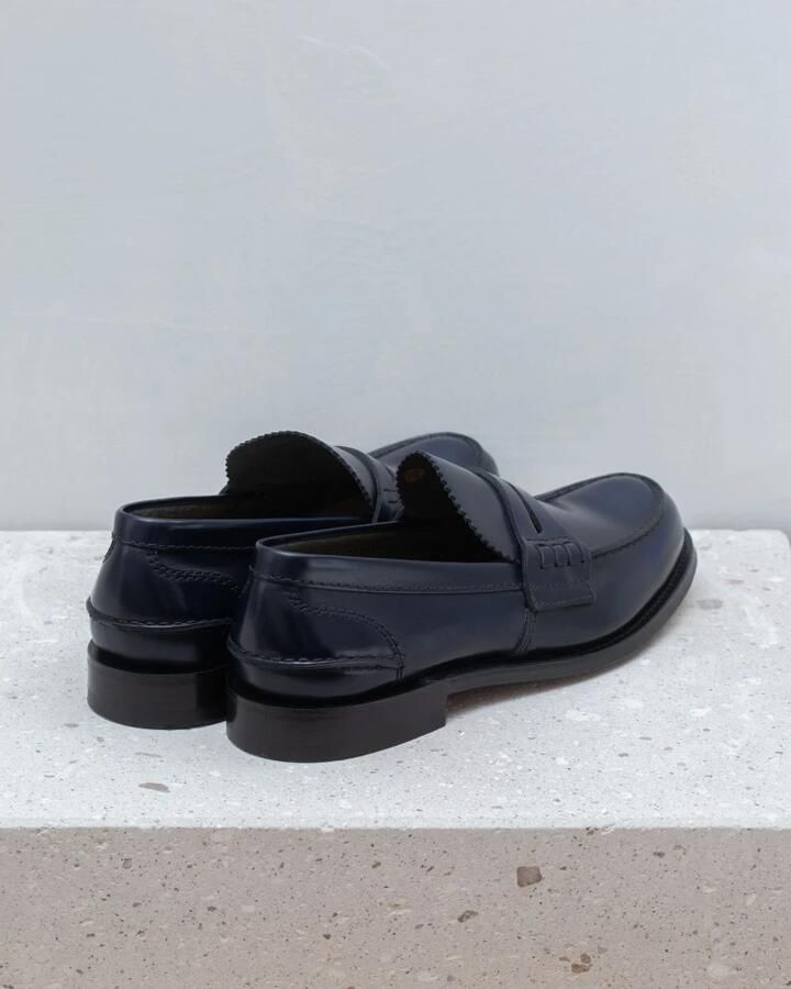 Church's Glanzend kalfsleren loafers Blue Heren - Foto 3