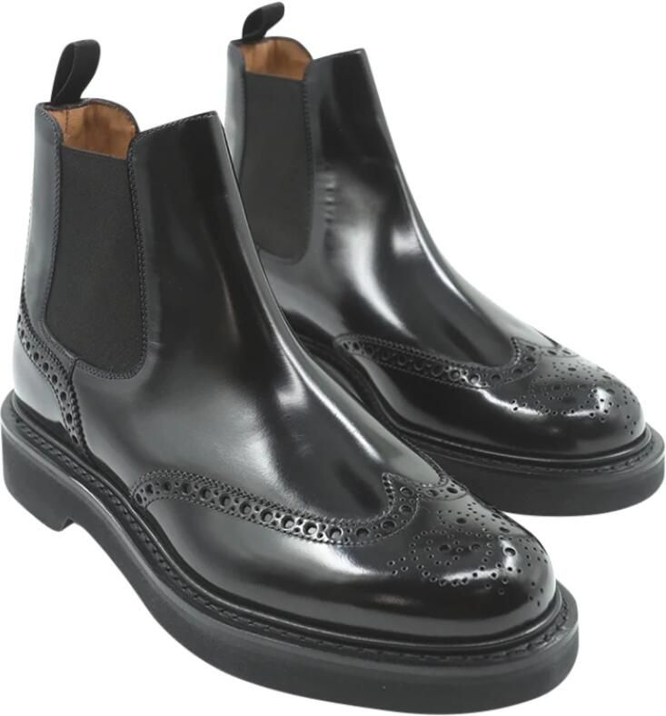 Church's Zwarte Chelsea Platte Schoenen Black Heren - Foto 2