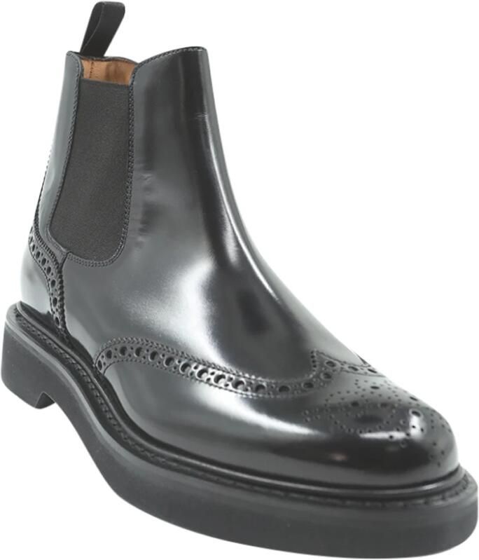 Church's Zwarte Chelsea Platte Schoenen Black Heren - Foto 3