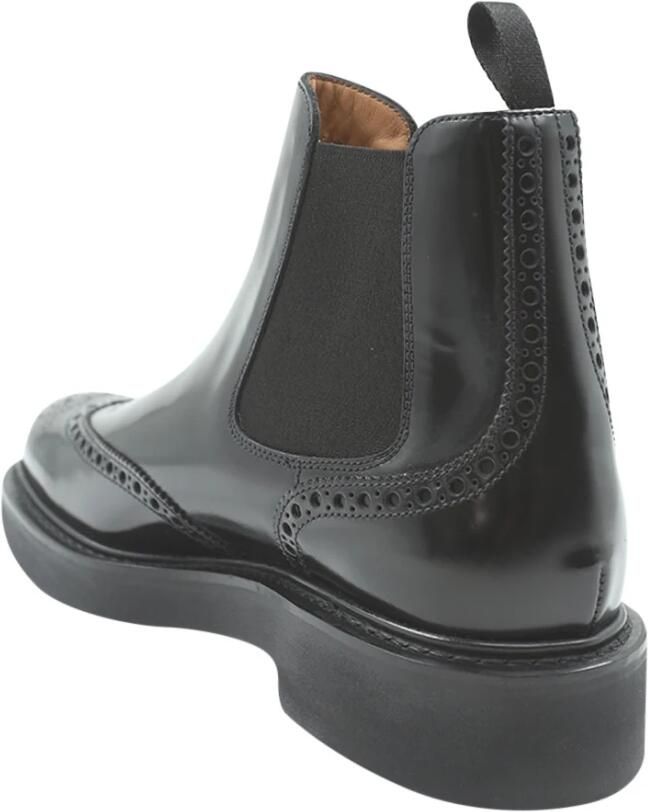 Church's Zwarte Chelsea Platte Schoenen Black Heren - Foto 4