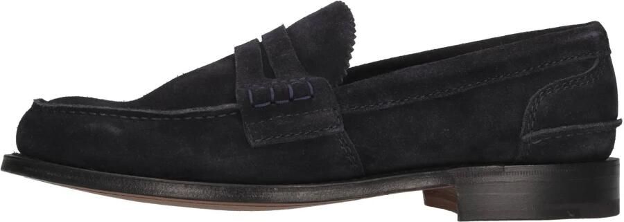 Church's Blauwe Suède Mocins Blue Heren - Foto 8