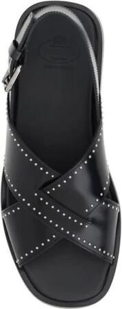 Church's Zwarte Leren Sandalen Elegante Stijl Black Dames - Foto 4