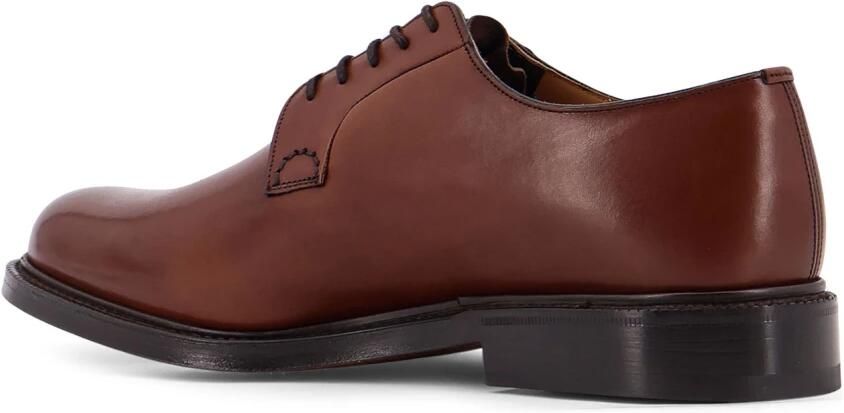 Church's Vetersluiting Leren Platte Schoenen