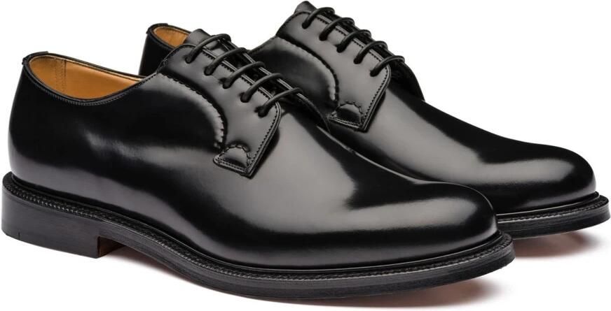 Church's Zwarte Derby Platte Schoenen - Foto 4