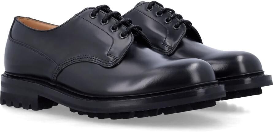 Church's Zwarte Gesloten Veterschoenen Aw25