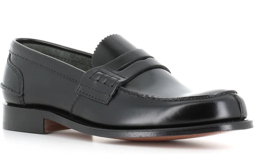 Church's Zwarte leren loafer