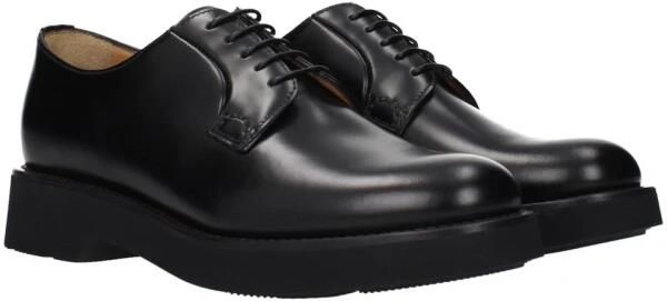 Church's Lakleren loafers met verlengde neus Black Dames