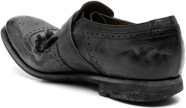 Church's Zwarte Suède Monnik Schoenen met Brogue Black Heren - Foto 2