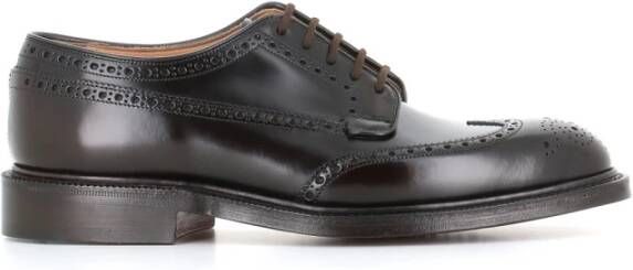 Church's Ebony Geborsteld Leren Wingtip Schoenen Black Heren