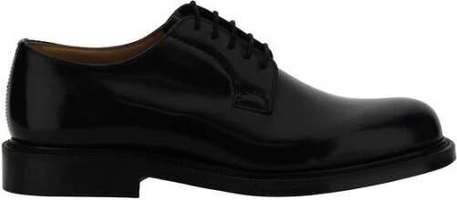 Church's Lakleren Veterschoenen met Blokhak Black Heren