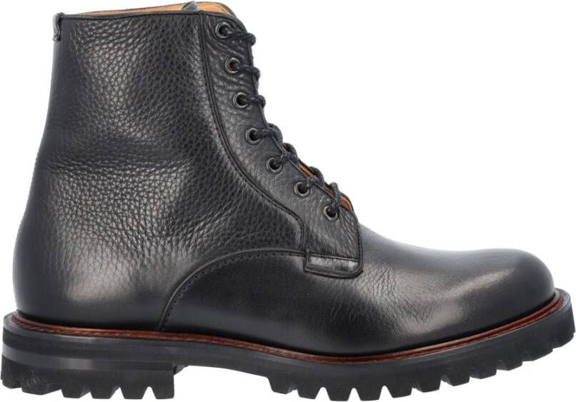 Church's Veterschoenen met zacht korrelleer Black Heren