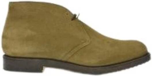 Church's Groene Suède Veterschoenen Aw20 Green Heren