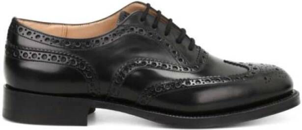 Church's Brogue Leren Oxford Veterschoenen Black Heren