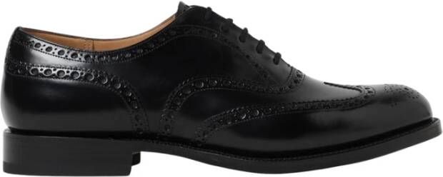 Church's Klassieke Zwarte Leren Oxford Schoenen
