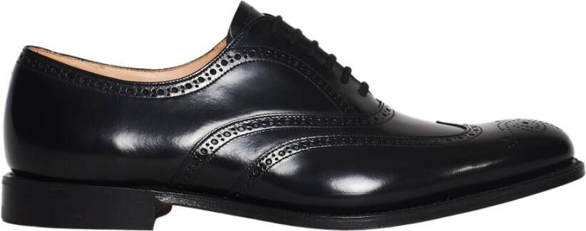 Church's Klassieke Zwarte Leren Schoen Black Heren