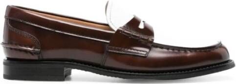 Church's Lakleren Loafers met Ronde Neus