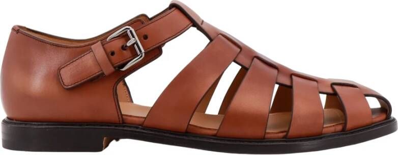 Church's Leren Sandalen met Enkelband Brown Heren