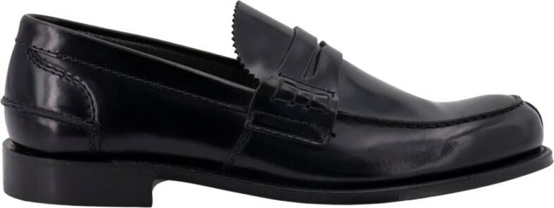 Church's Zwarte Leren Loafer Schoenen Black Heren