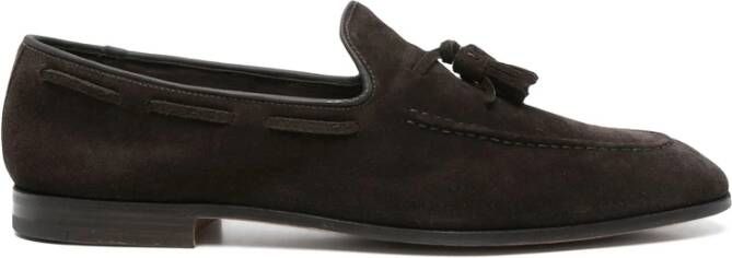 Church's Loafers van suède met kwastjes
