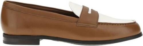 Church's Loafers met twee kleuren en stiksels