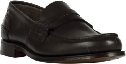 Church's Zwarte Leren Loafer met Versterkendeaad Mod. Pembrey Black Heren