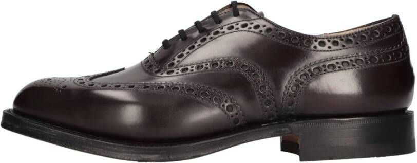 Church's Platte schoenen Bordeaux