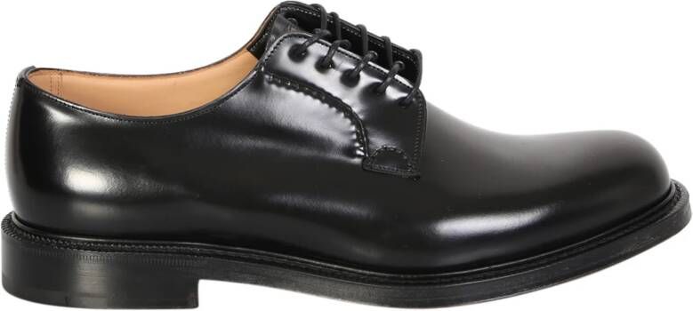 Church's Klassieke Lace-Up Derby van kalfsleer Black Heren