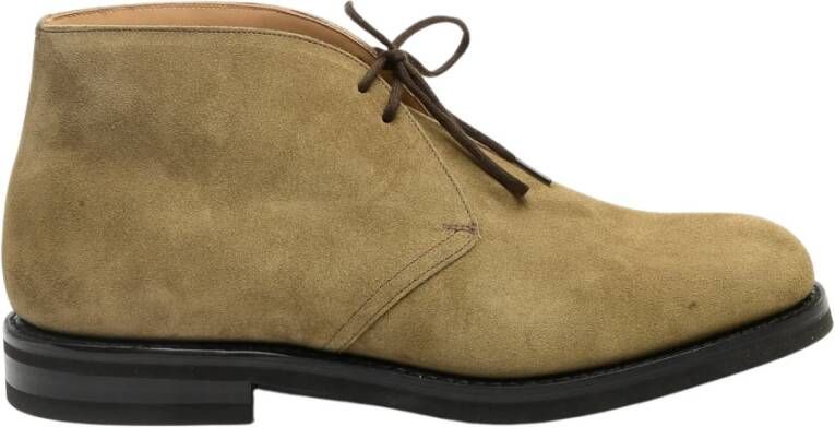 Church's Suede Chukka Laars in Beige Heren