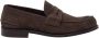 Church's Suede Pembrey Penny Loafer Brown Heren - Thumbnail 1