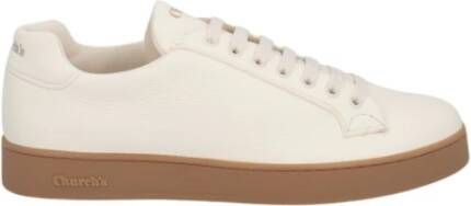 Church's Witte Veterschoenen van Hertenleer White Heren