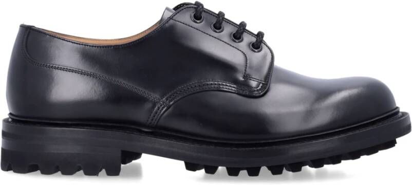 Church's Zwarte Gesloten Veterschoenen Aw25