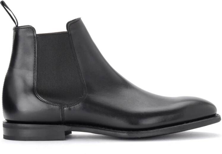 Church's Zwarte Leren Chelsea Boots
