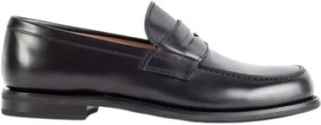 Church's Zwarte leren handgestikte mocassin - Foto 2