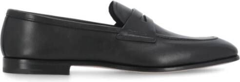 Church's Zwarte Leren Loafers met Ronde Neus Black Heren