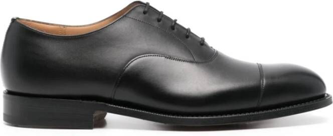 Church's Zwarte Leren Veterschoenen