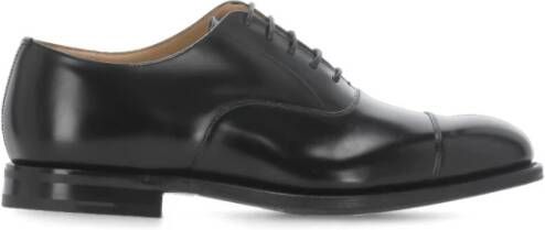 Church's Zwarte Leren Veterschoenen