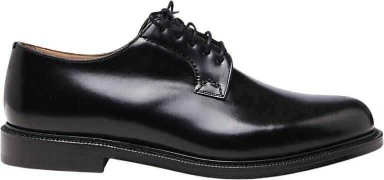 Church's Zwarte Leren Veterschoenen