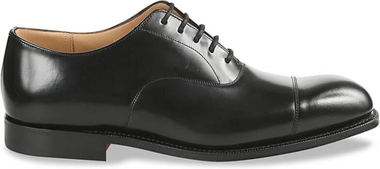 Church's Zwarte Leren Veterschoenen Black Heren