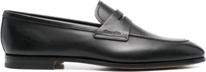 Church's Zwarte Leren Loafers met Ronde Neus Black Heren