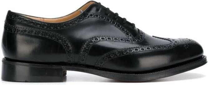 Church's Zwarte Veterschoenen voor Mannen Black Heren