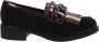 Cinzia Soft Faux Leather Loafers Comfort Stijl Black Dames - Thumbnail 9