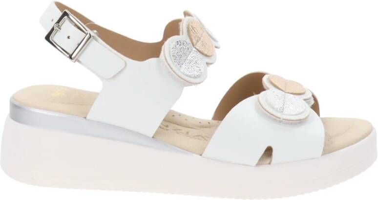 Cinzia Soft Dames sandalen van imitatieleer White Dames