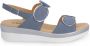 Cinzia Soft Flat Sandals Blauw Dames - Thumbnail 1