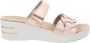 Cinzia Soft Flat Sandals Roze Dames - Thumbnail 1