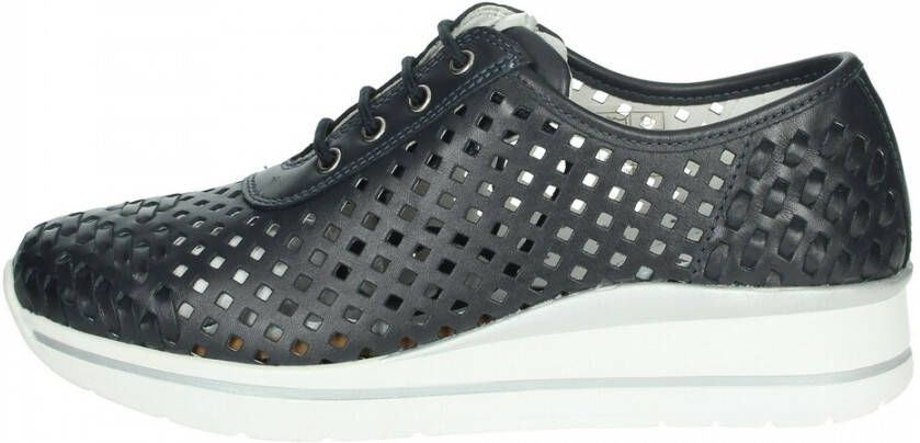 Cinzia Soft Laced Low Sneakers Blauw Dames