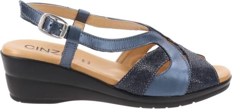 Cinzia Soft Sandals Blauw Dames